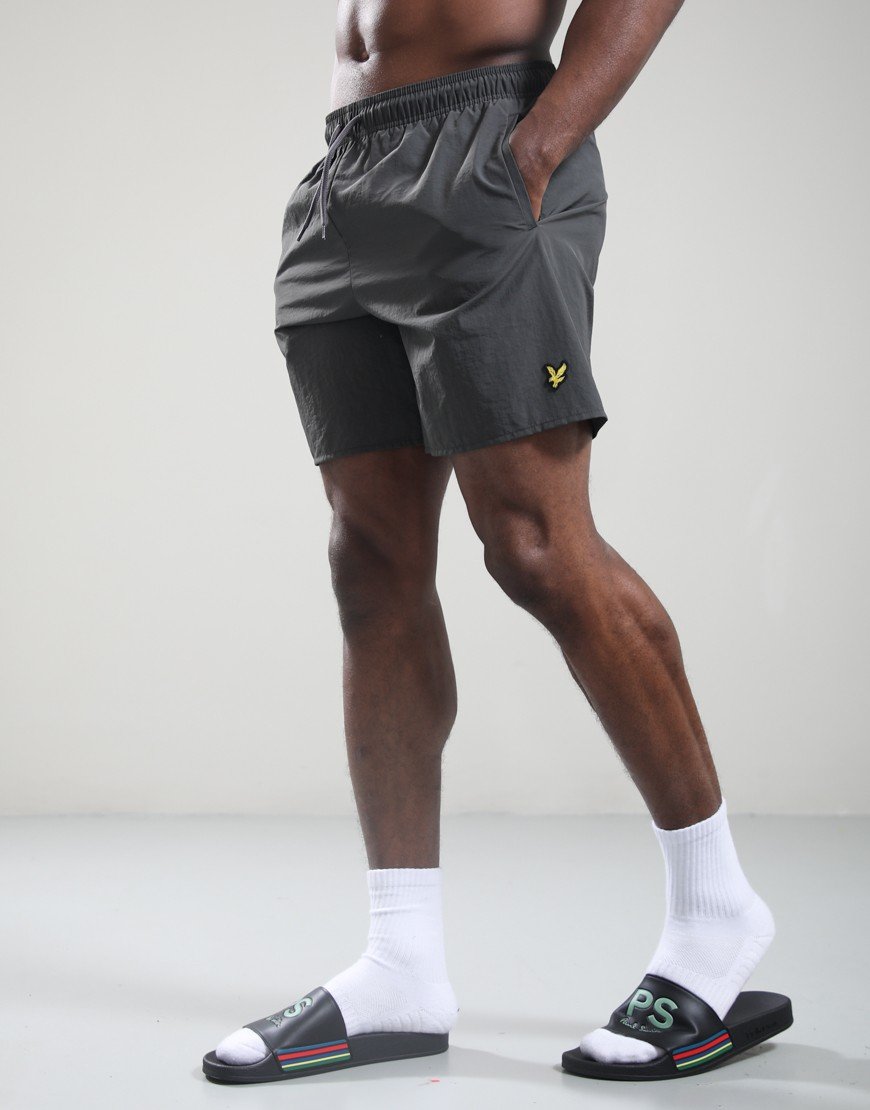 Lyle & Scott Plain Swim Shorts Gunmetal