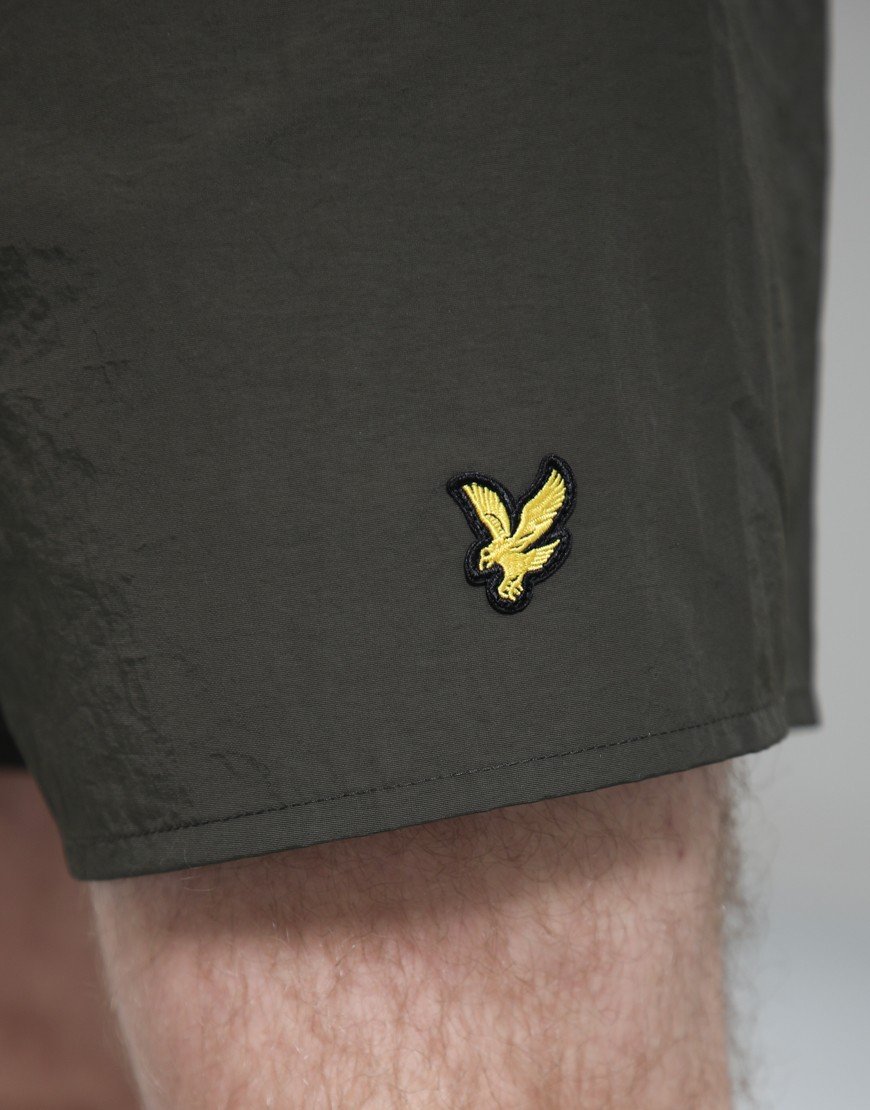 Lyle & Scott Plain Swim Shorts Olive
