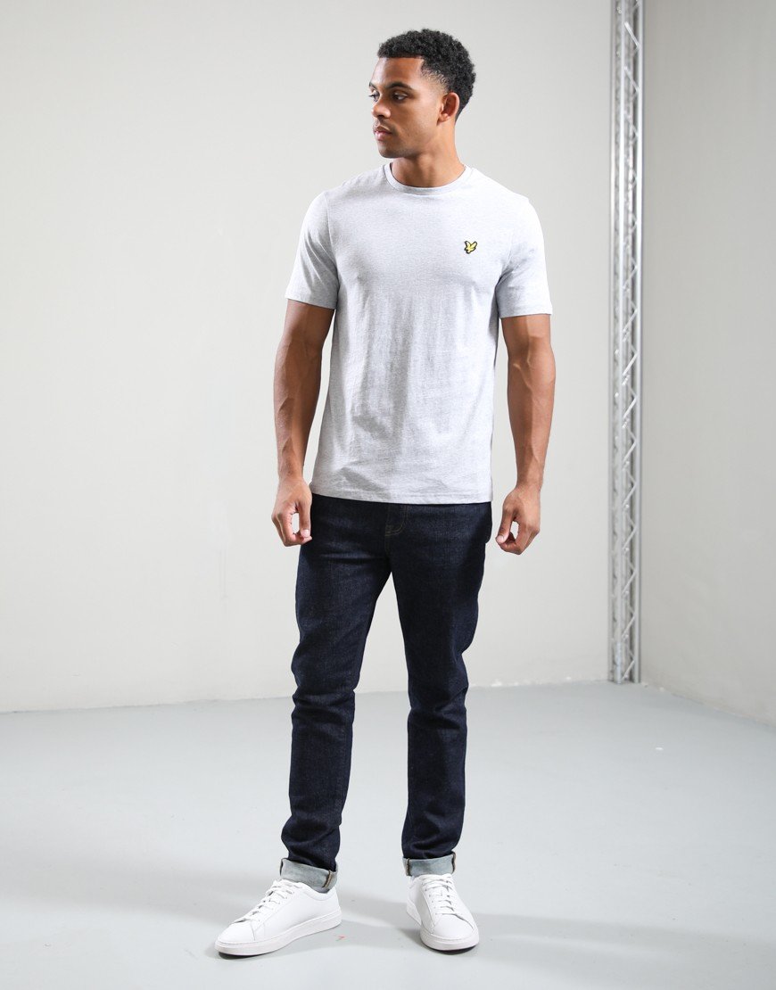 Lyle & Scott Plain T-Shirt Light Grey Marl
