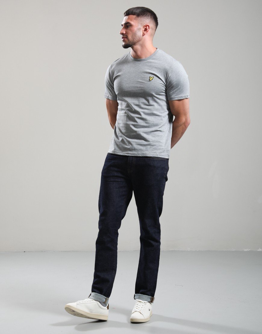 Lyle & Scott Plain T-Shirt Mid Grey Marl