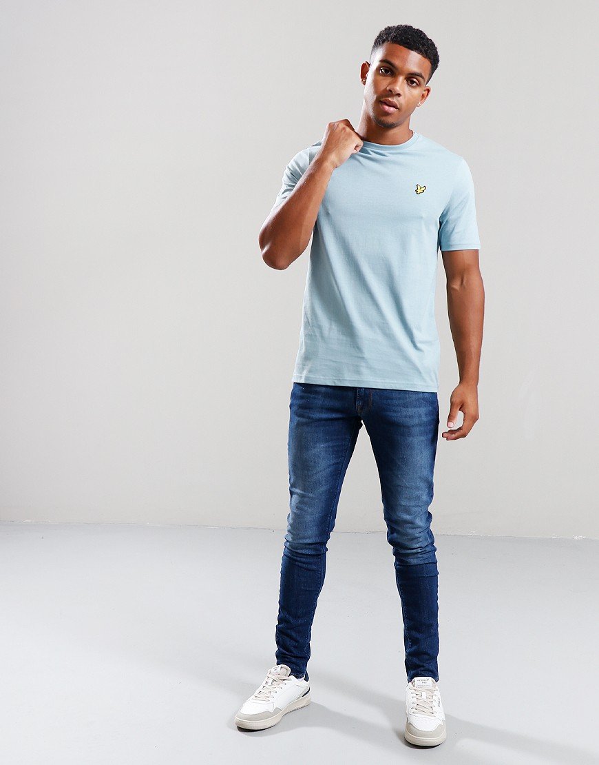 Lyle & Scott Plain T-Shirt Blue Smoke