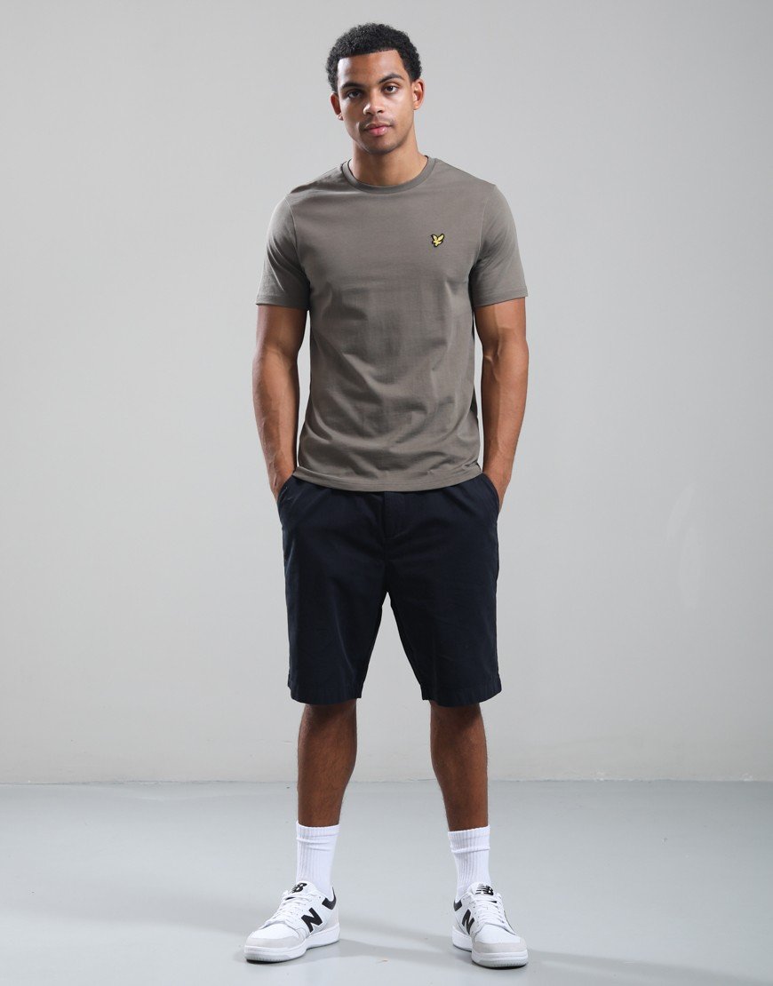Lyle & Scott Plain T-Shirt Khaki Ash