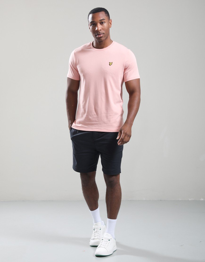 Lyle & Scott Plain T-Shirt Pink Grapefruit
