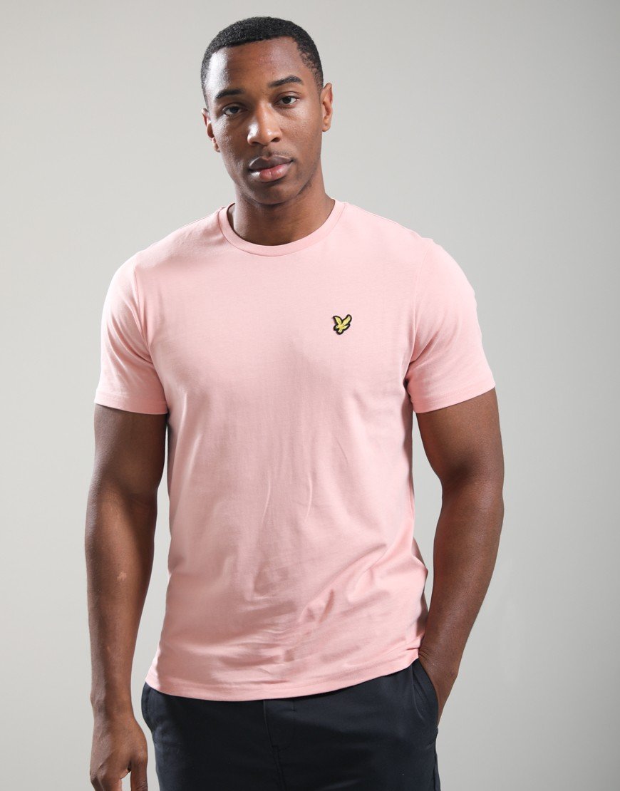 Lyle & Scott Plain T-Shirt Pink Grapefruit