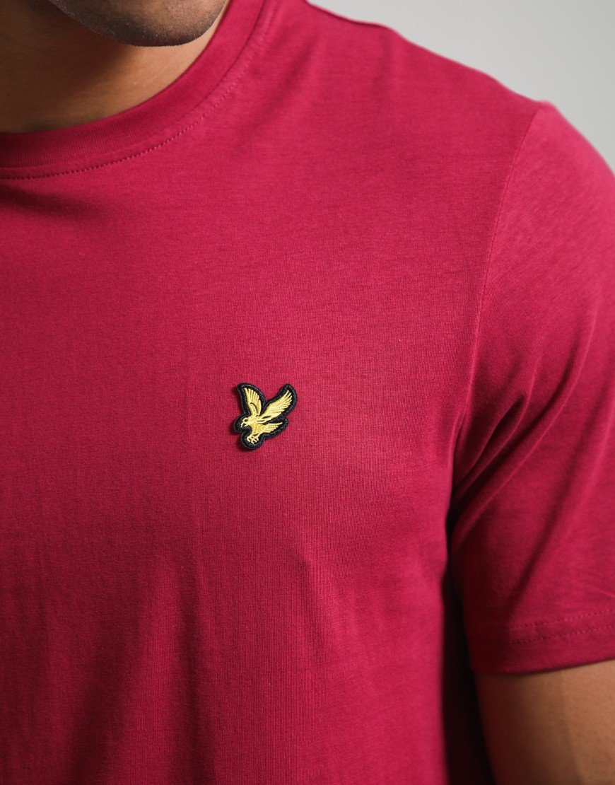 Lyle & Scott Plain T-Shirt Rich Burgundy