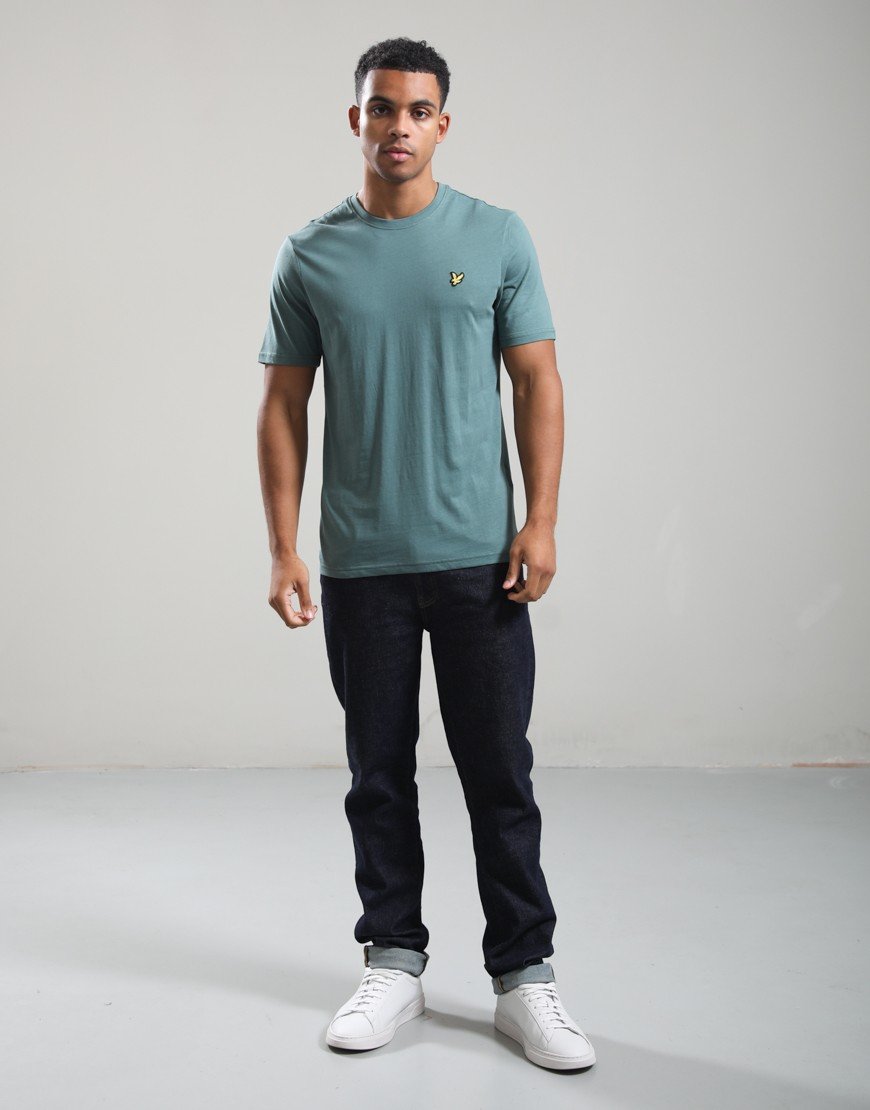 Lyle & Scott Plain T-Shirt Silver Pine