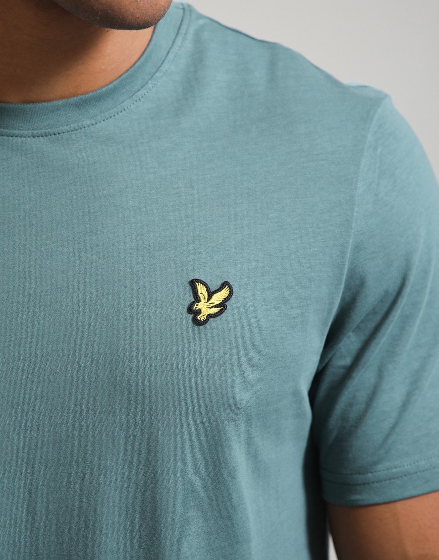 Lyle & Scott Plain T-Shirt Silver Pine