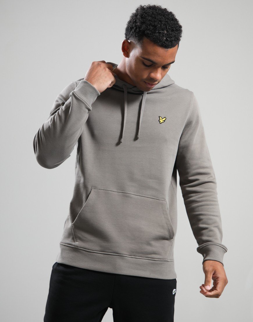 Lyle & Scott Pullover Hoodie Khaki Ash