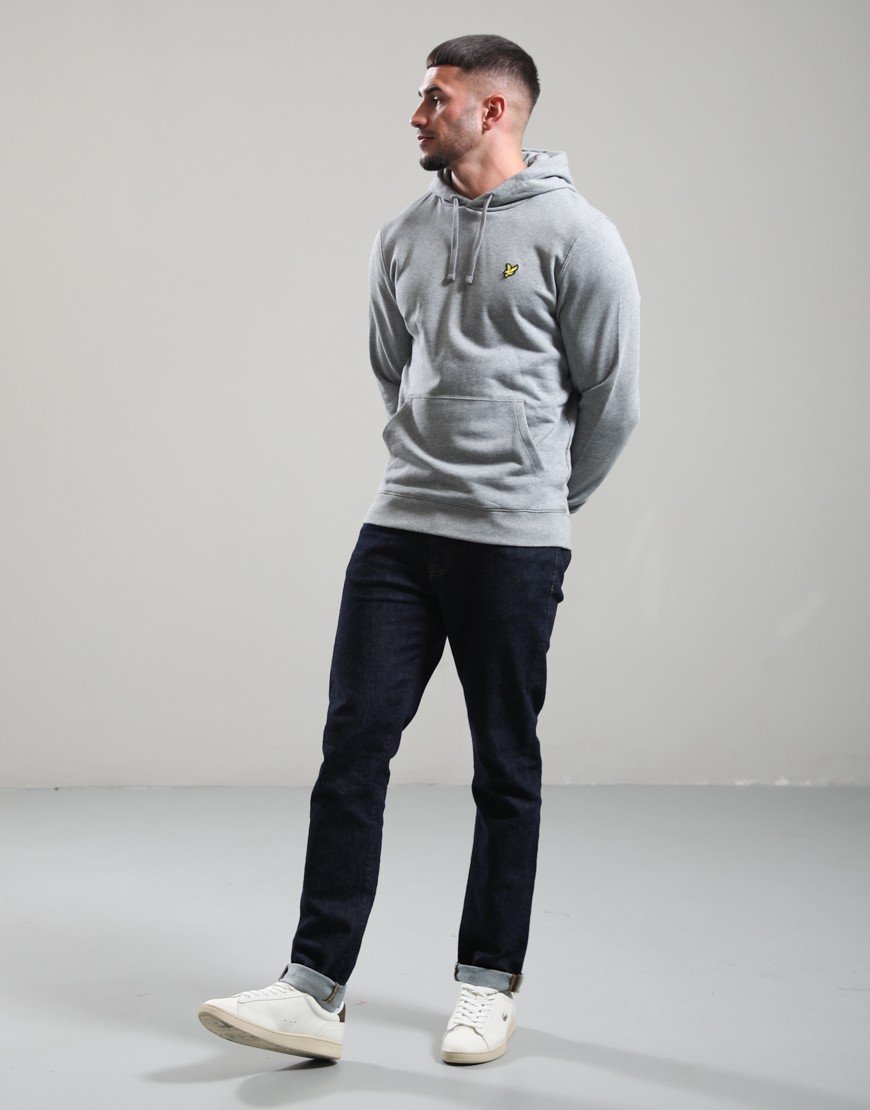 Lyle & Scott Pullover Hoodie Mid Grey Marl