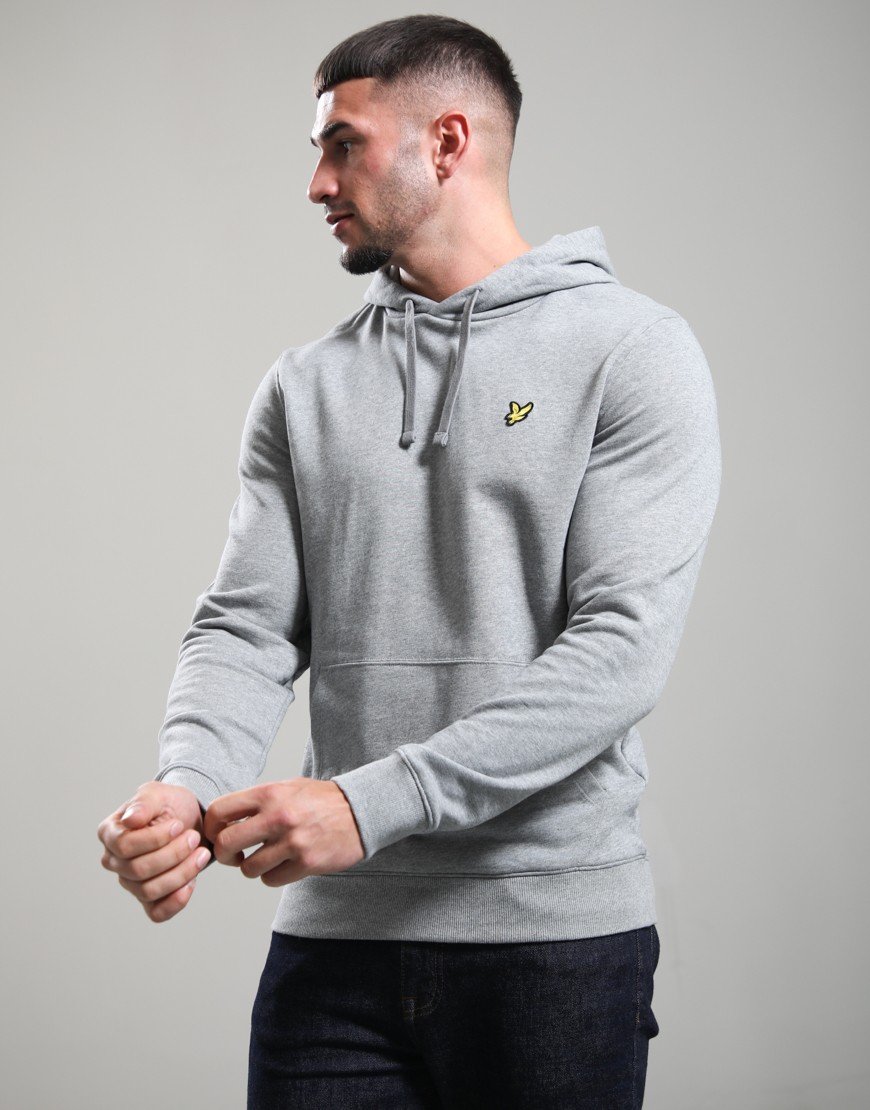 Lyle & Scott Pullover Hoodie Mid Grey Marl
