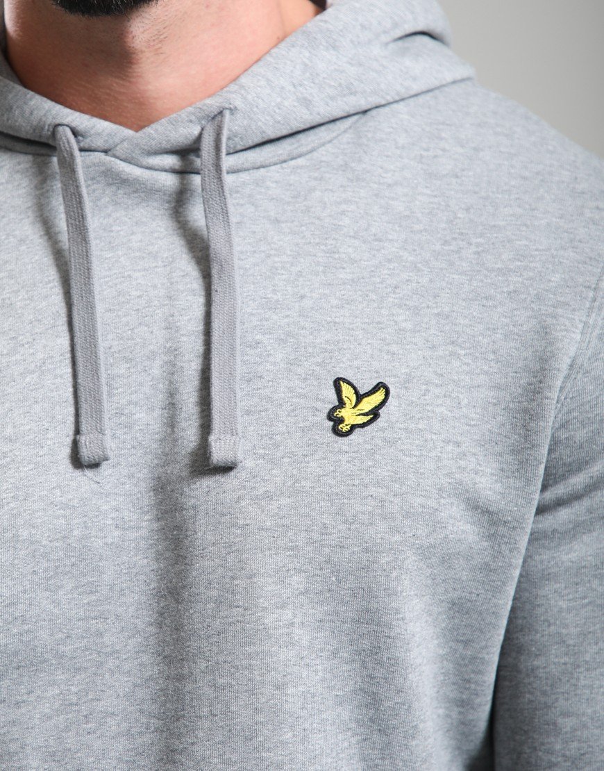 Lyle & Scott Pullover Hoodie Mid Grey Marl