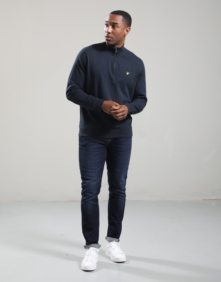 Lyle & Scott Everyday 1/4 Zip Sweat Carbon