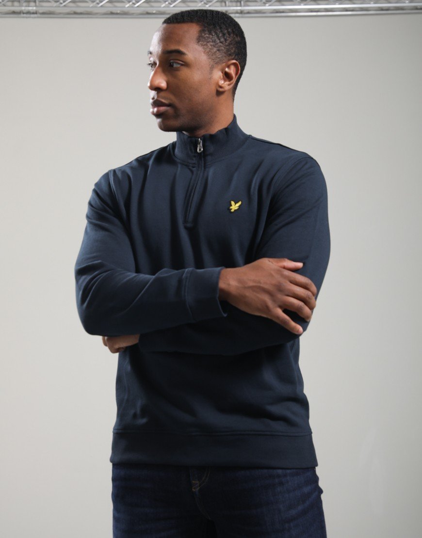 Lyle & Scott Everyday 1/4 Zip Sweat Carbon