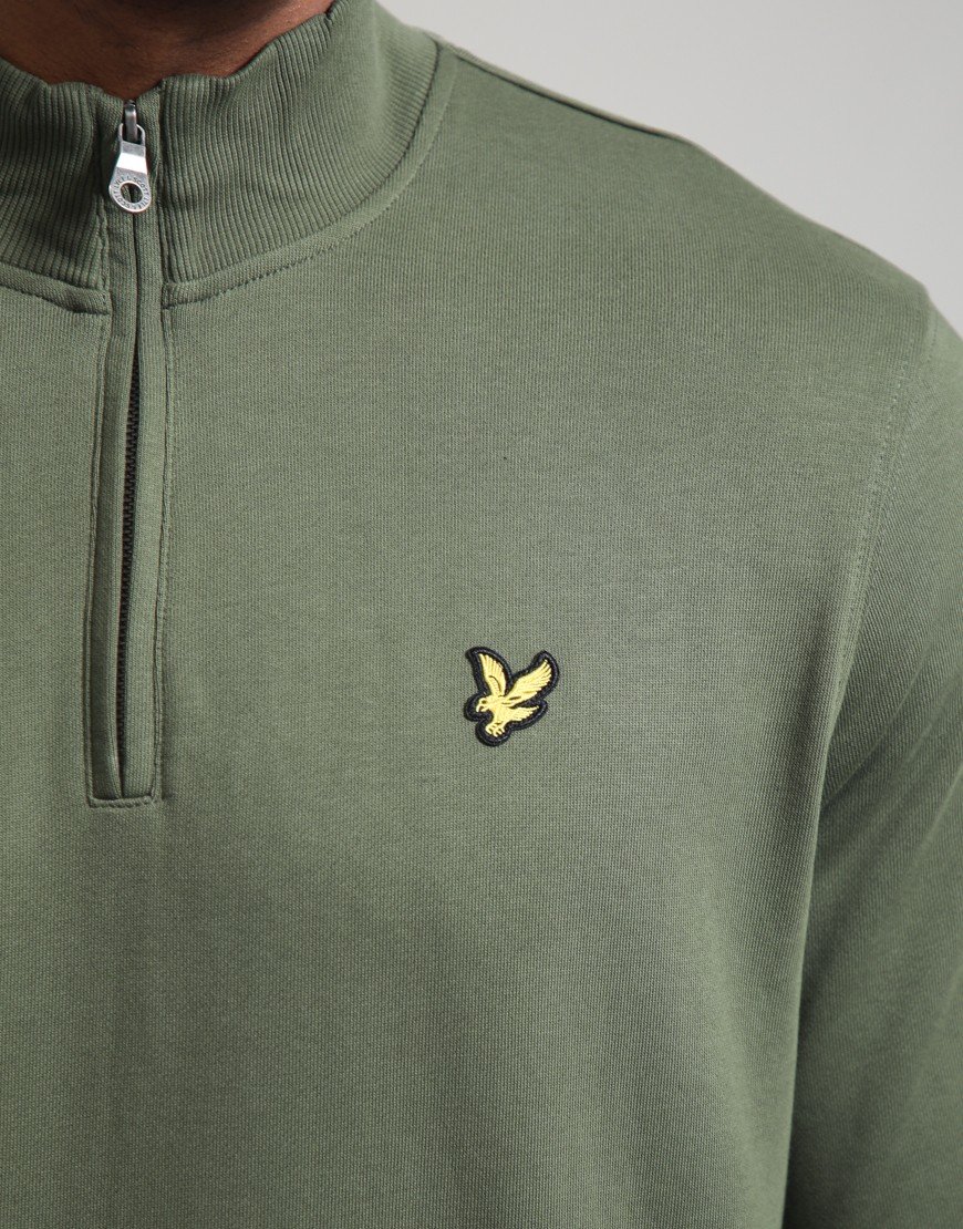 Lyle & Scott Everyday 1/4 Zip Sweat Journey Olive