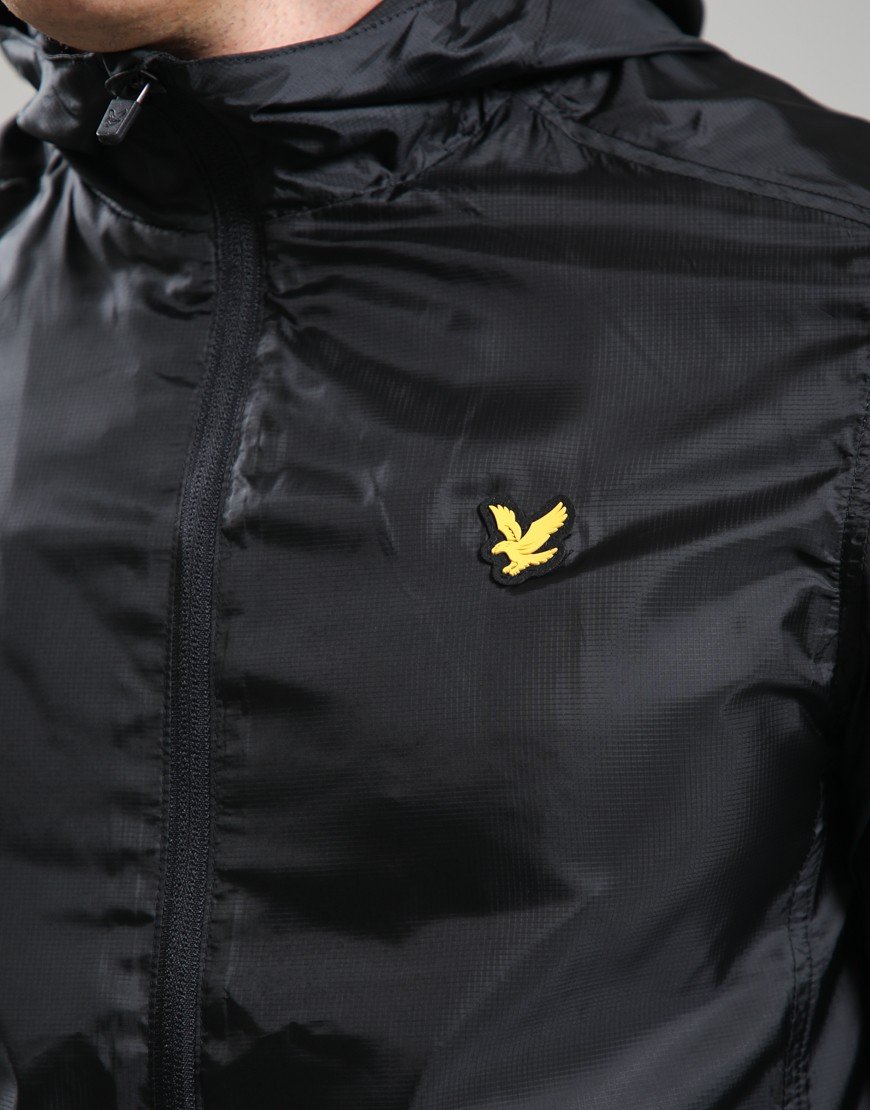 Lyle & Scott Sleeve Branded Jacket Jet Black