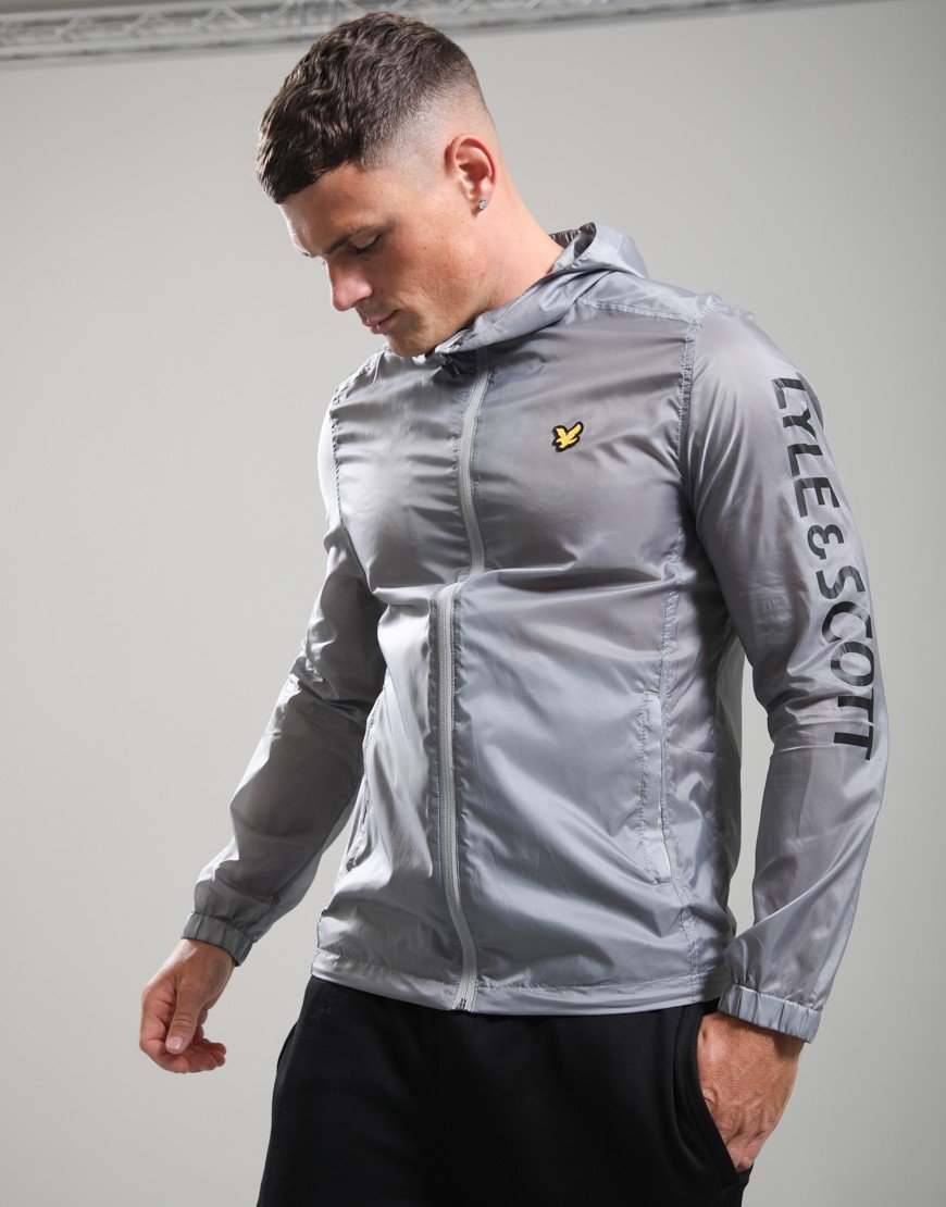 Lyle & Scott Sleeve Branded Jacket Ultimate Grey