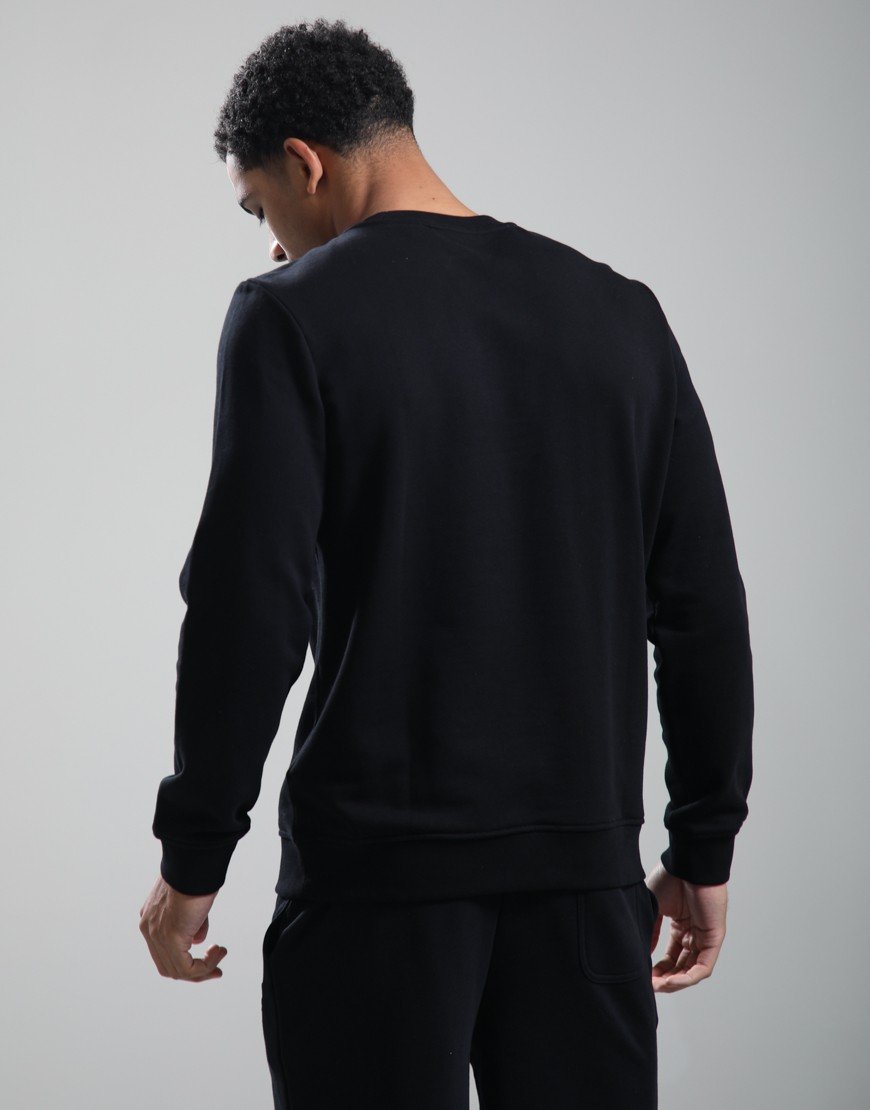 Lyle & Scott Superfine Crew Neck Sweat Jet Black