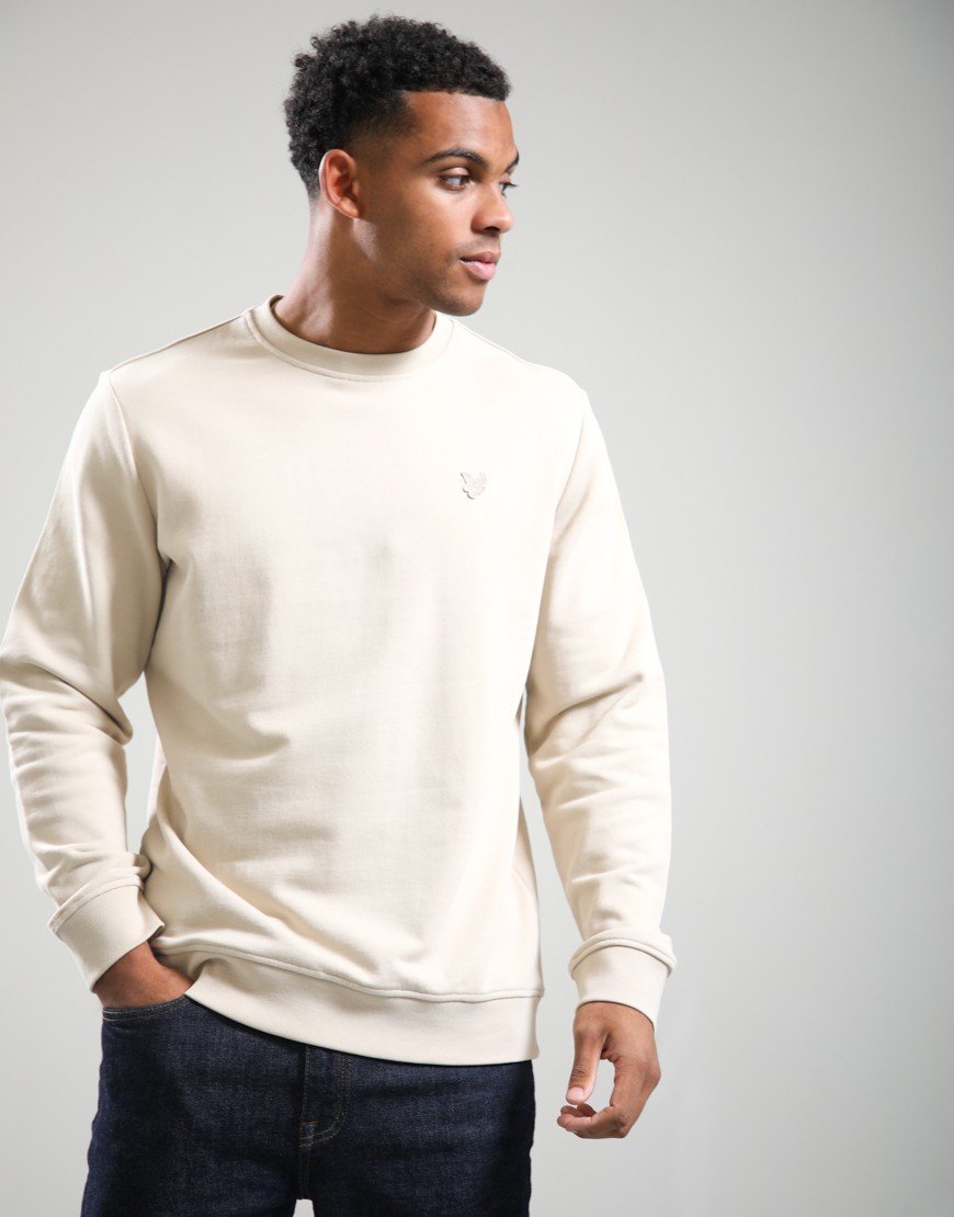 Lyle & Scott Superfine Crew Sweat Mask Grey