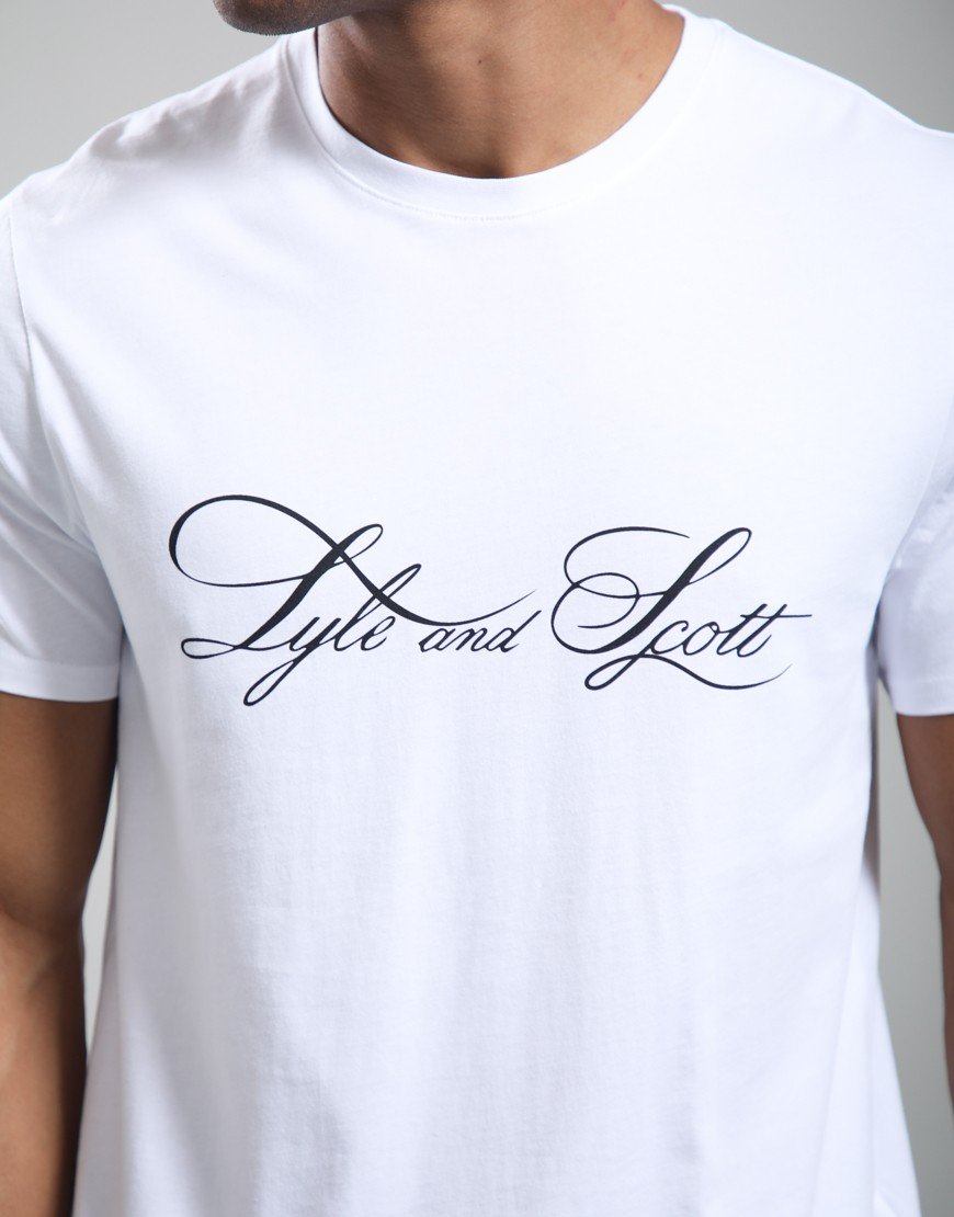Lyle & Scott Superfine Graphic T-Shirt White