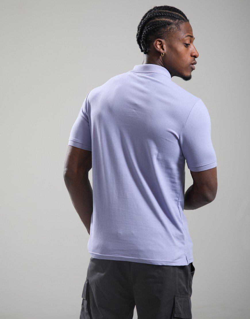 Lyle & Scott Superfine Polo Shirt Floral Violet