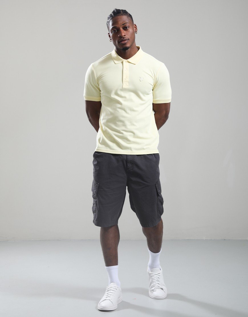Lyle & Scott Superfine Polo Shirt Pastel Yellow