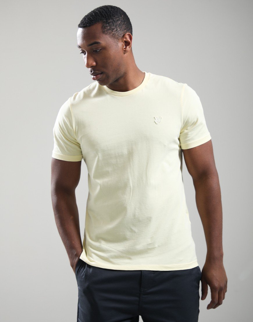 Lyle & Scott Superfine T-Shirt Pastel Yellow