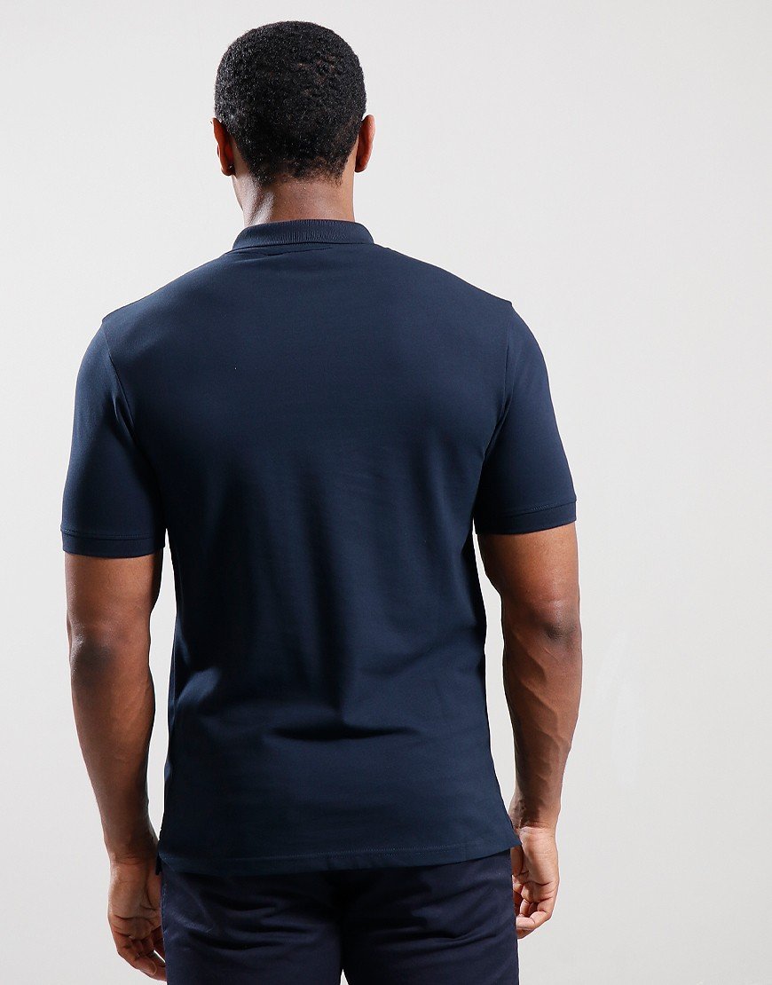 Lyle & Scott Tonal Eagle Polo Shirt Navy