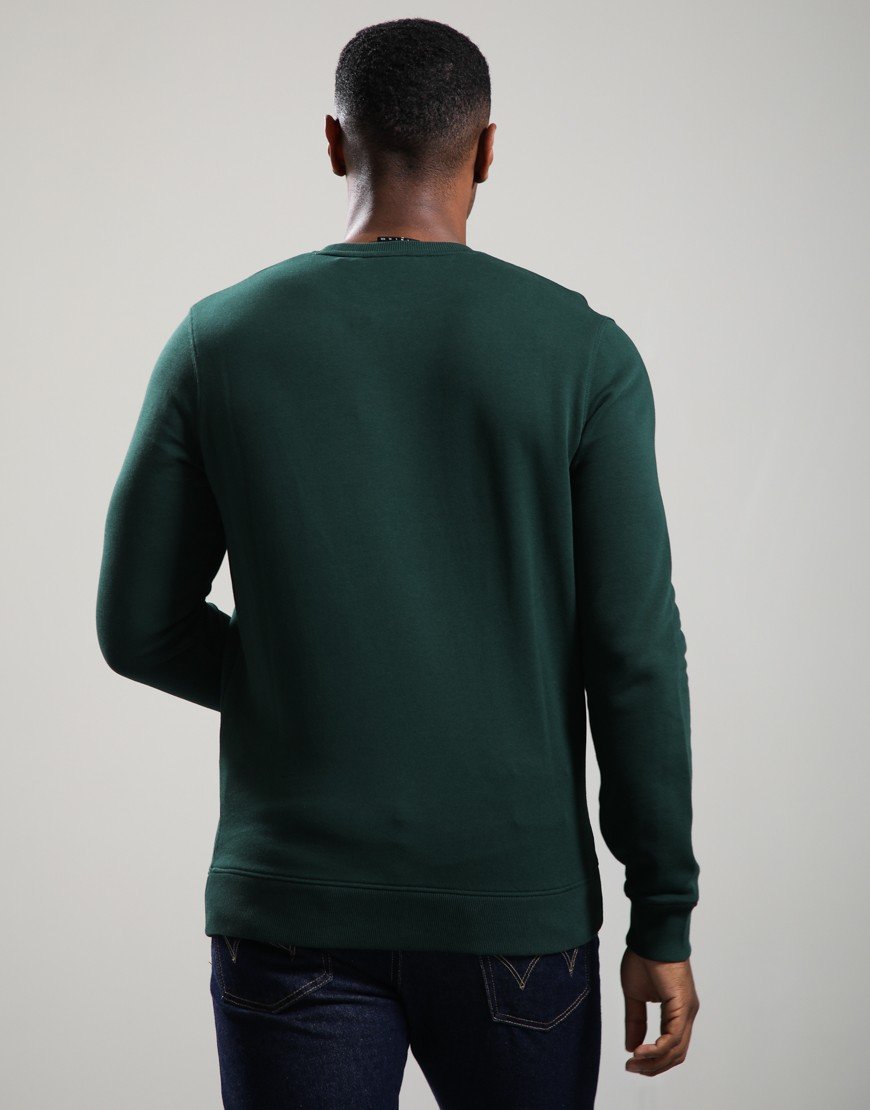 Lyle & Scott Crew Neck Sweat Dark Green 