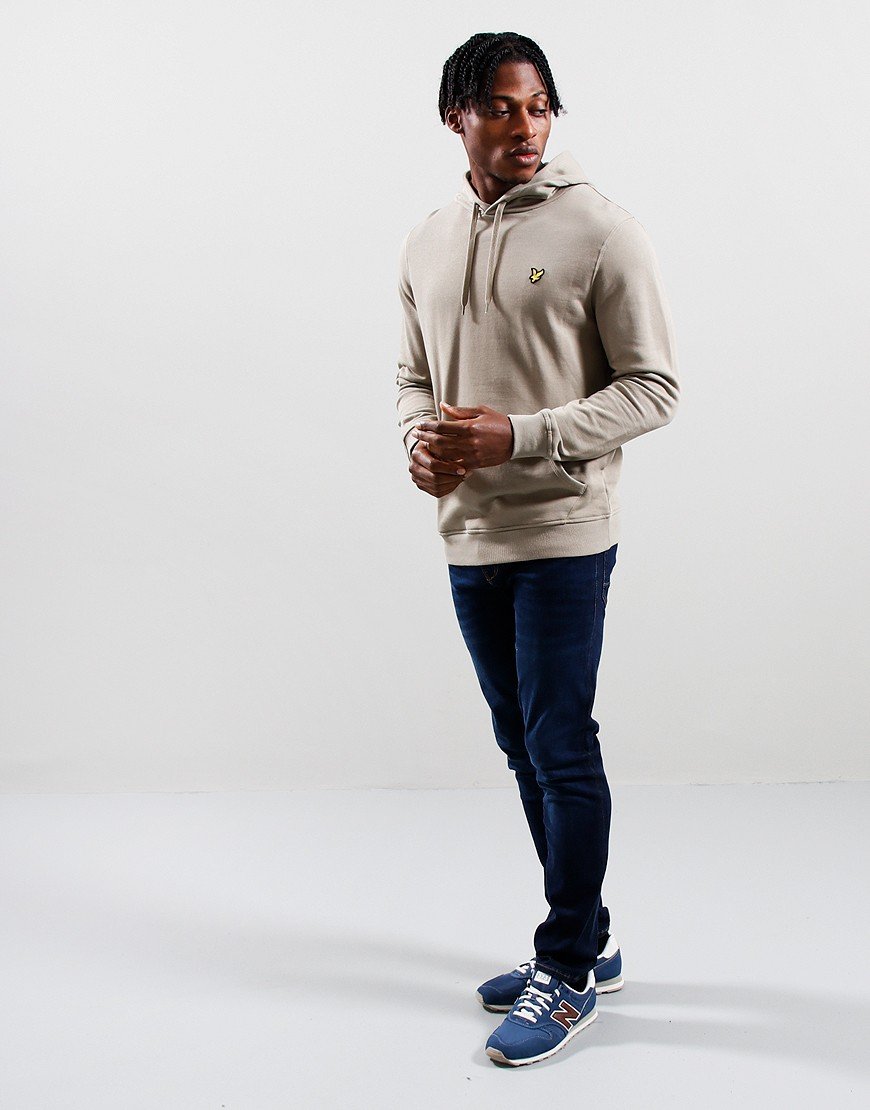 Lyle & Scott Pullover Hoodie Khaki Smoke