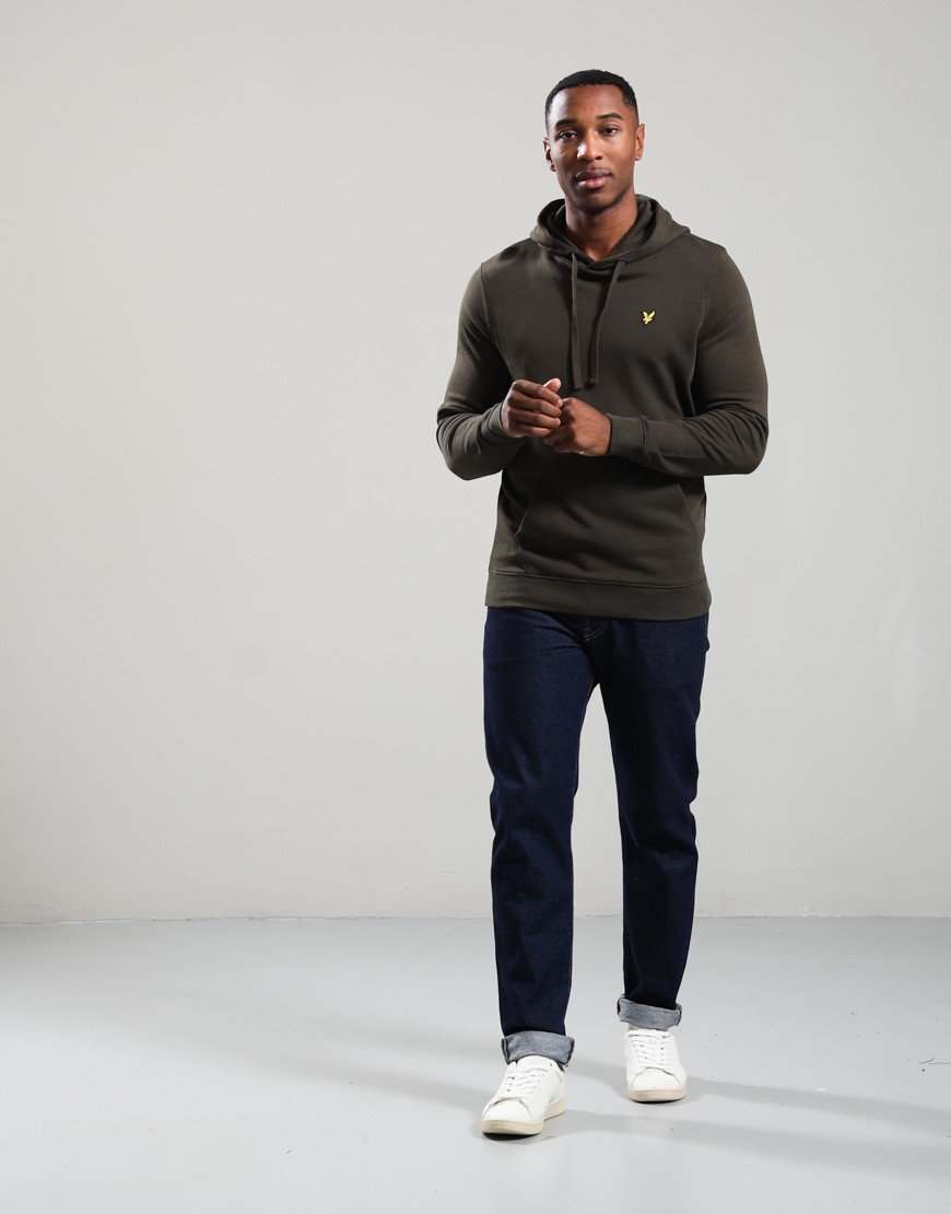 Lyle & Scott Pullover Hoodie Olive