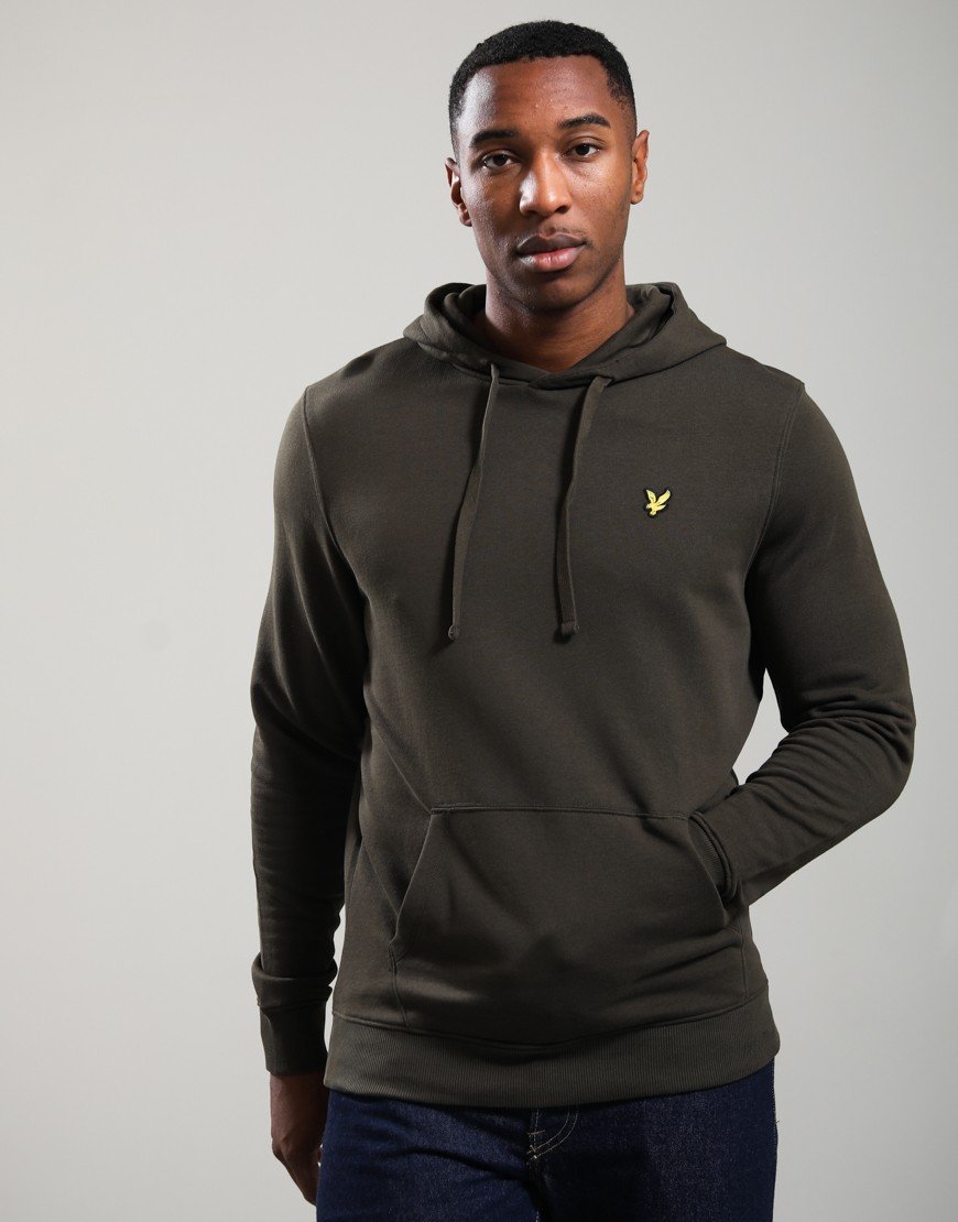 Lyle & Scott Pullover Hoodie Olive