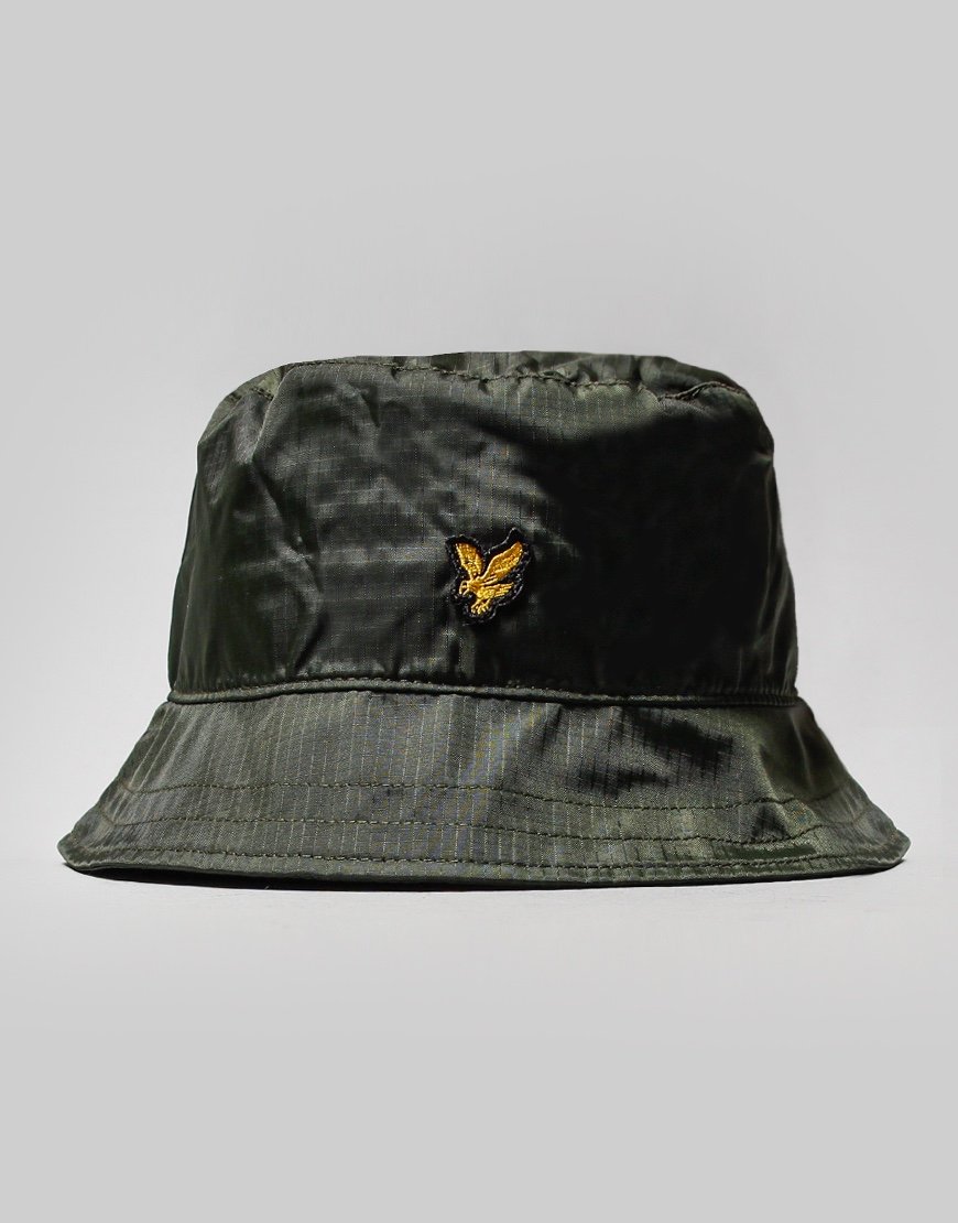 lyle and scott bucket hat green