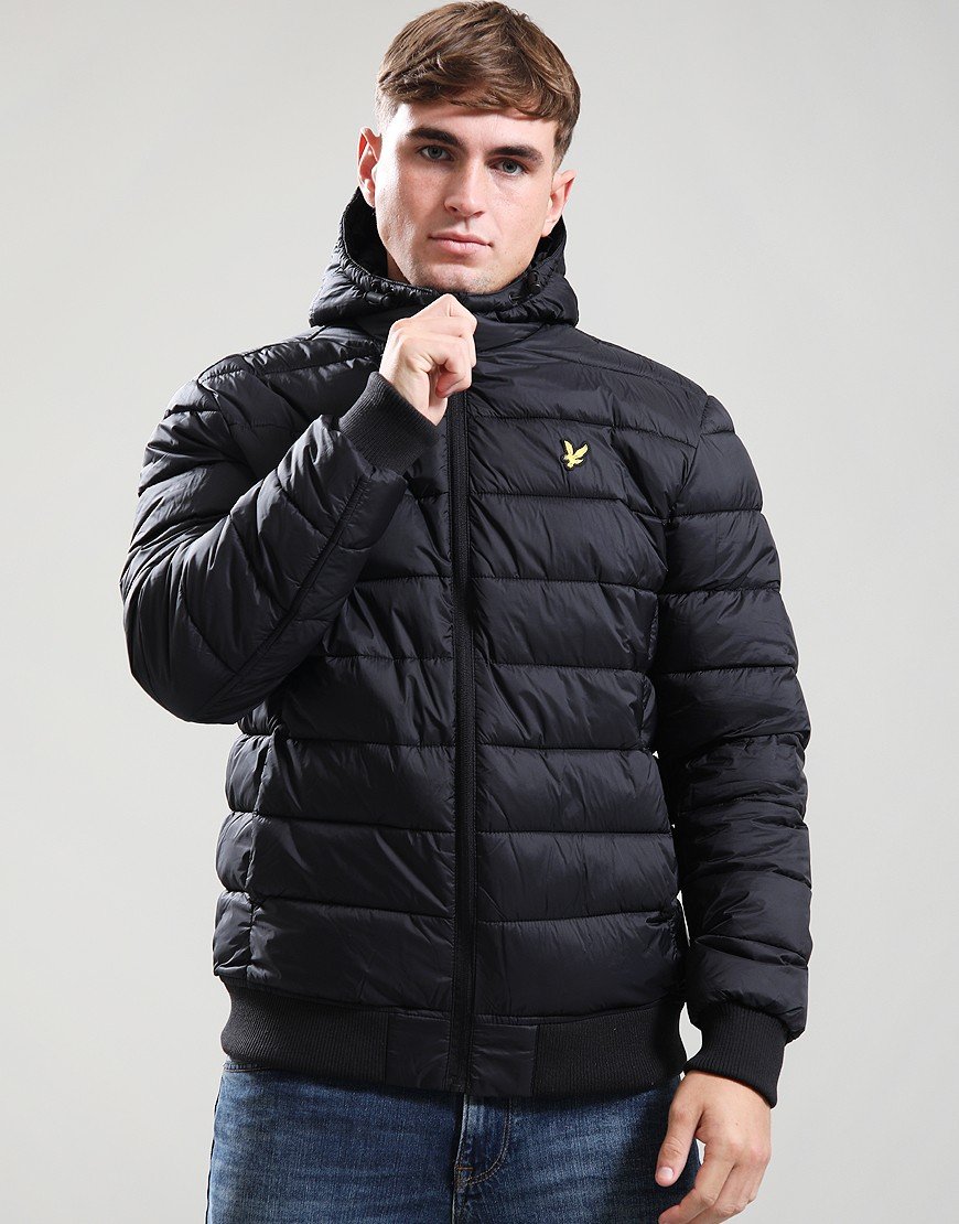 Lyle & Scott Wadded Jacket Jet Black