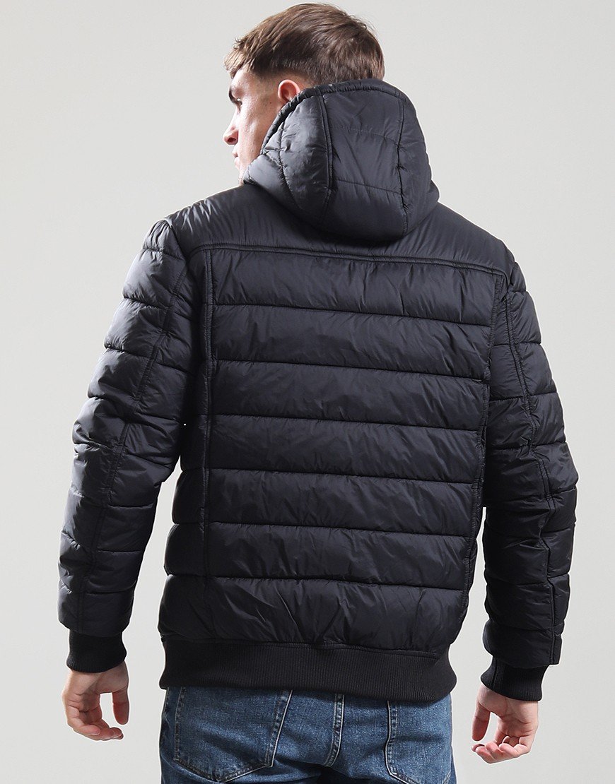 Lyle & Scott Wadded Jacket Jet Black