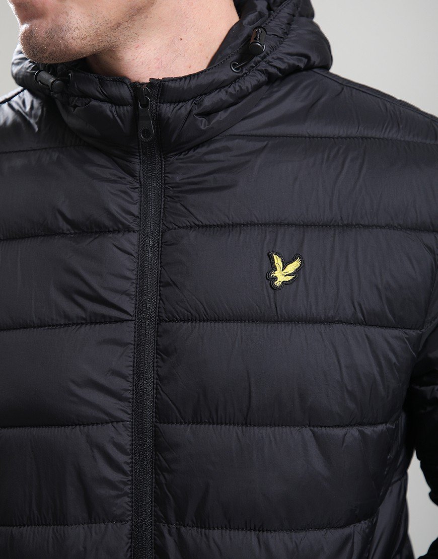 Lyle & Scott Wadded Jacket Jet Black