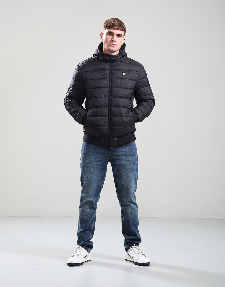 Lyle & Scott Wadded Jacket Jet Black