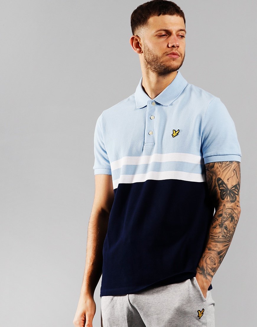 Lyle \u0026 Scott Yoke Stripe Polo Shirt 