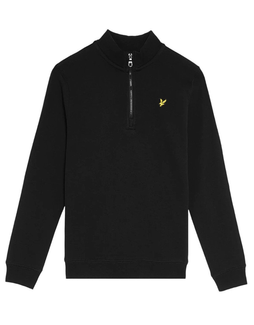 Lyle & Scott Junior 1/4 Zip Pullover Sweat Jet Black