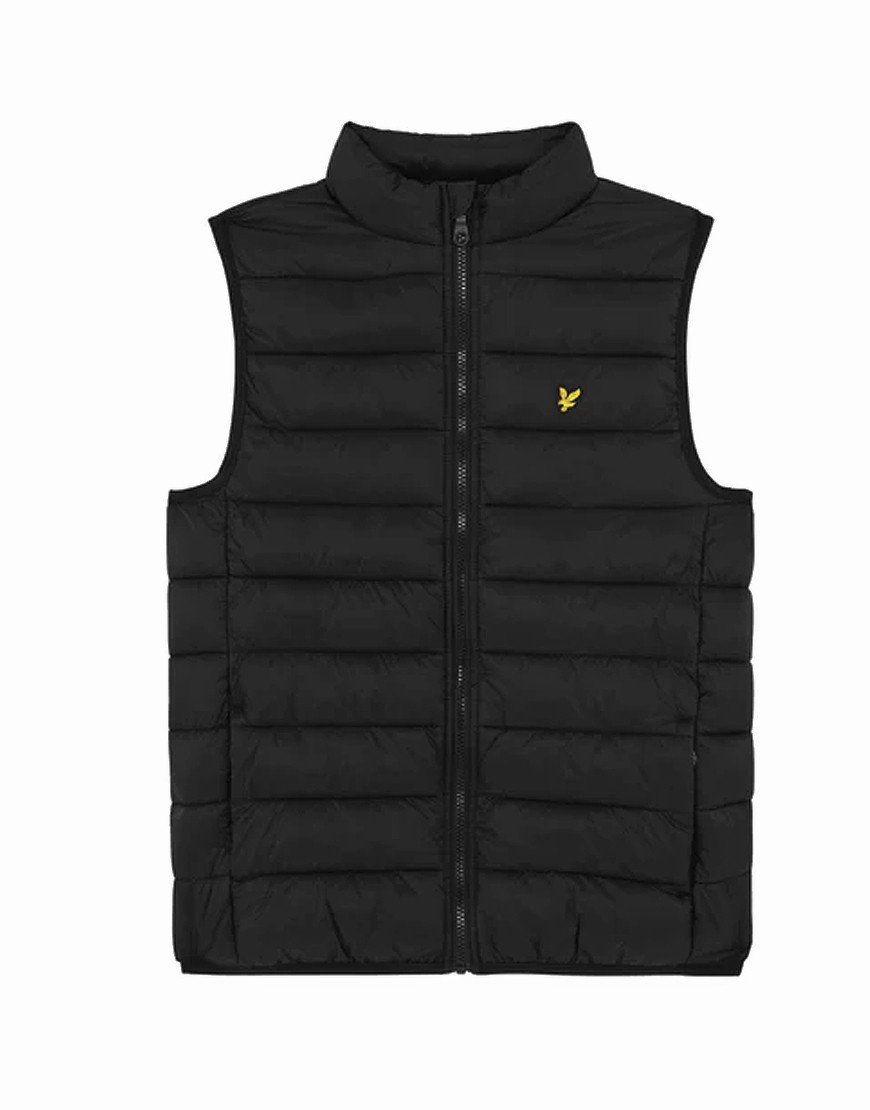 Lyle & Scott Junior Light Weight Padded Gilet Jet Black