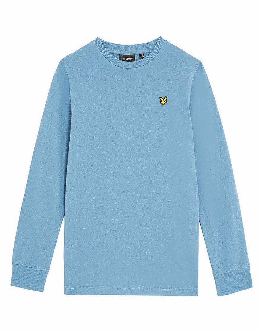 Lyle & Scott Junior Plain Long Sleeve T-Shirt Ocean Sky