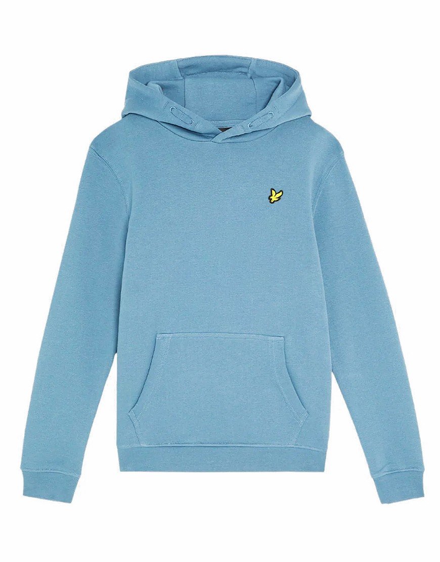 Lyle & Scott Junior Pullover Hoodie Ocean Sky