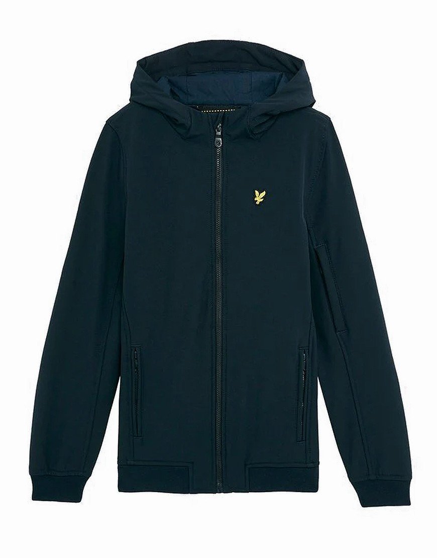 Lyle & Scott Junior Softshell Hooded Jacket Dark Navy