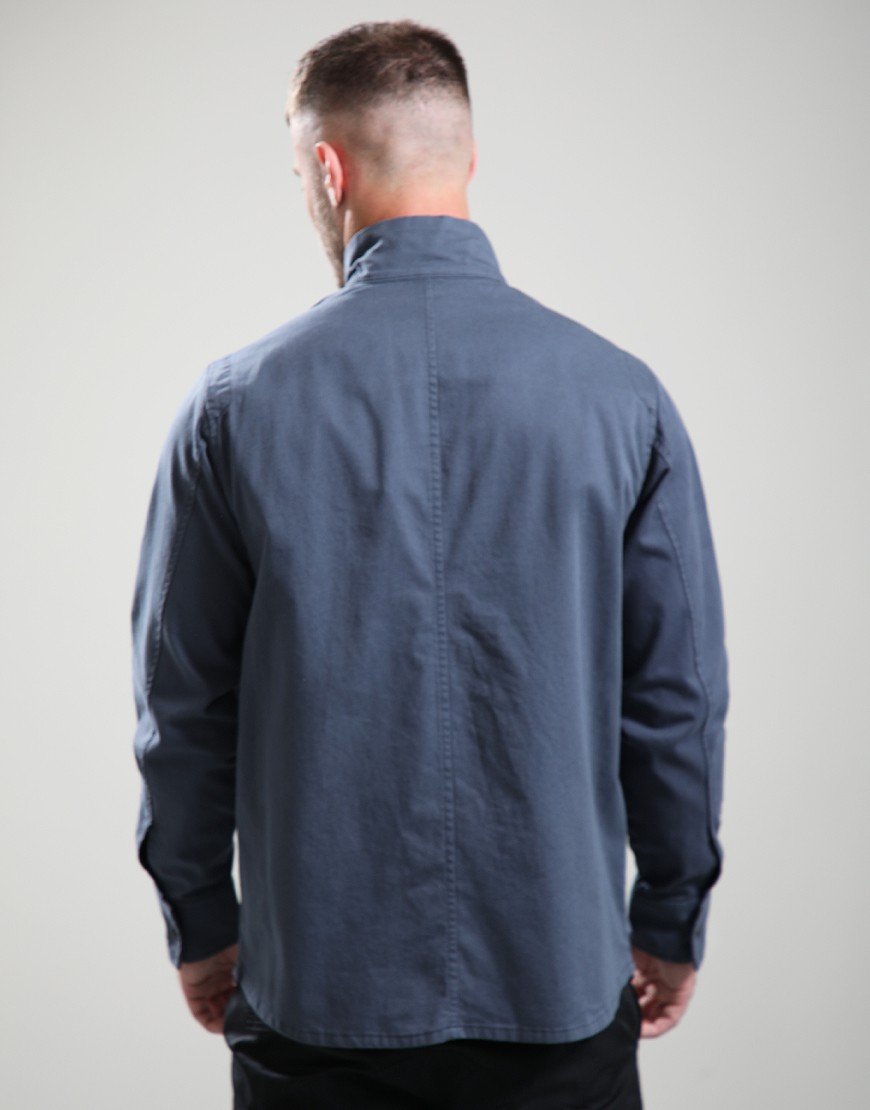MA.Strum Aerial Funnel Neck Overshirt Ink Navy