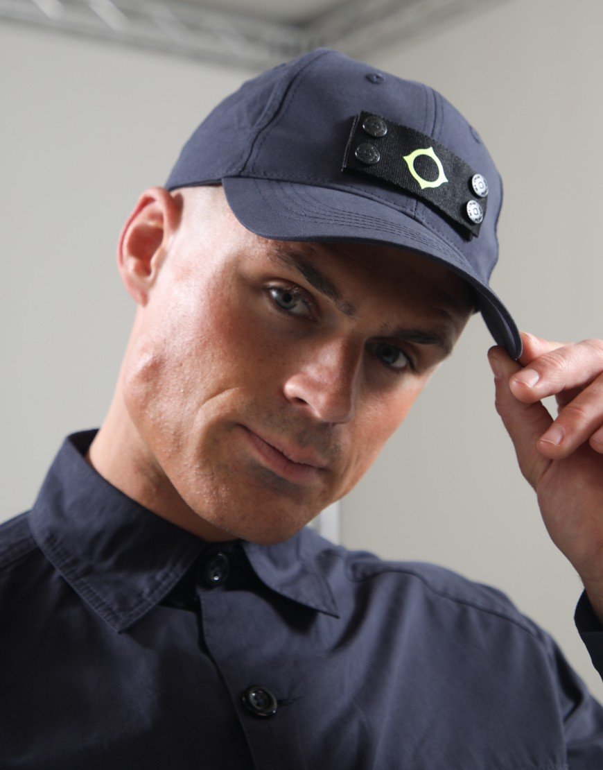 MA.Strum Badge Baseball Cap Ink Navy
