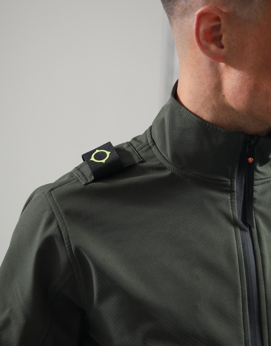 MA.Strum Battery Softshell Jacket Bronze Green