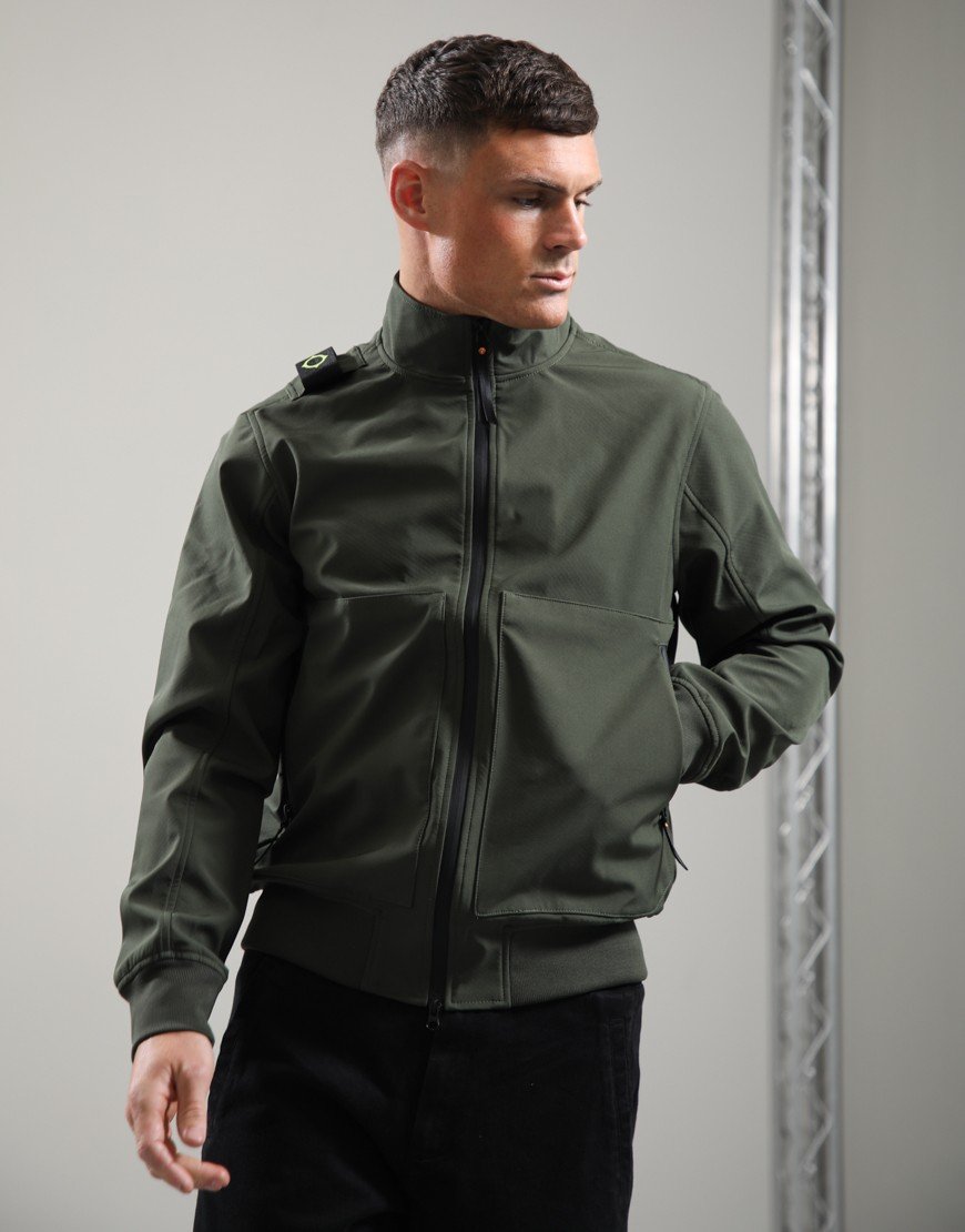 MA.Strum Battery Softshell Jacket Bronze Green