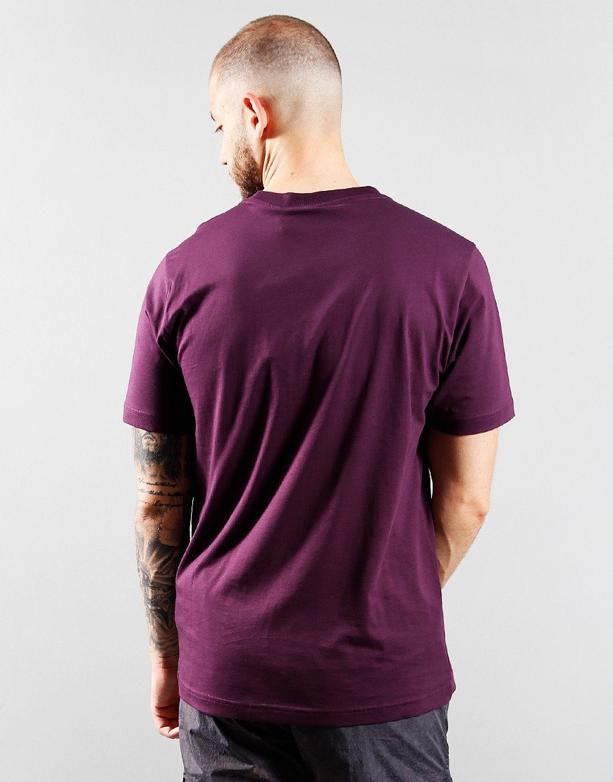 MA.Strum Compass Print T-Shirt Blackberry