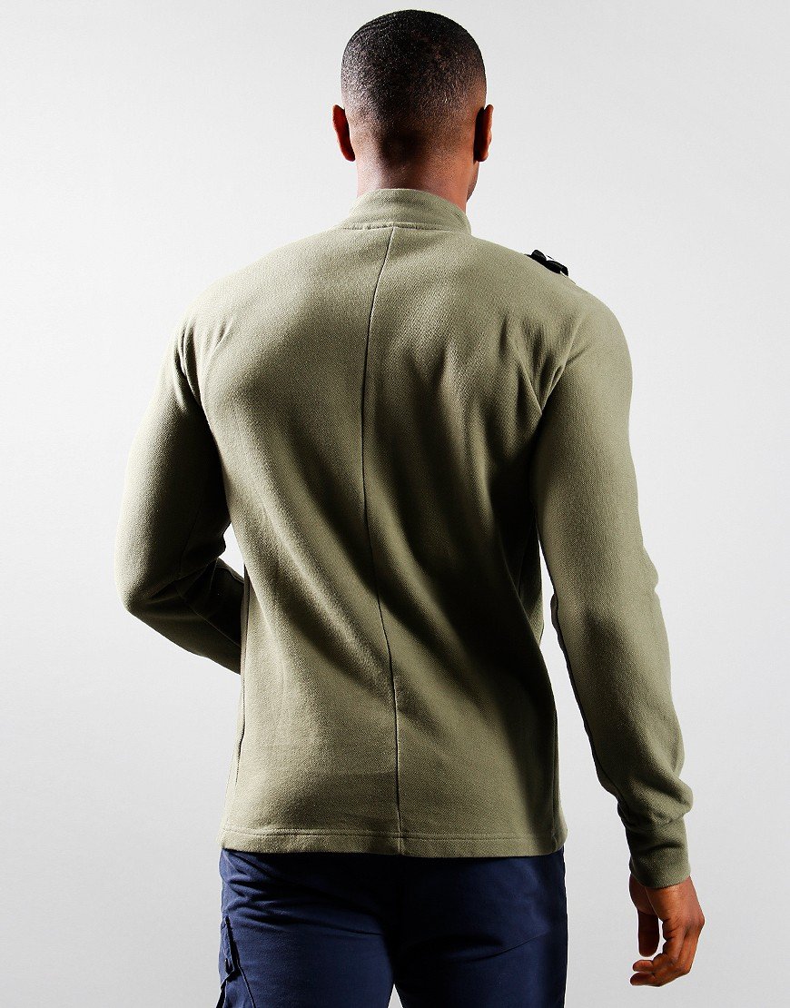 MA.Strum DFP Funnel Neck Zip Sweat Aloe