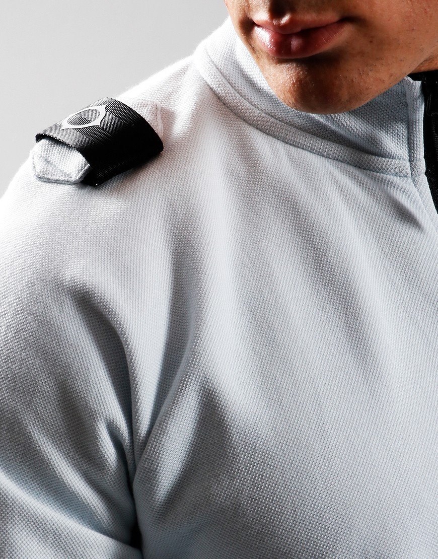 MA.Strum DFP Funnel Neck Zip Sweat Illusion Blue