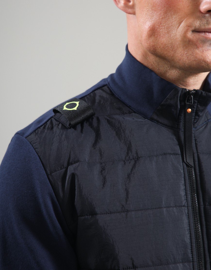 MA.Strum Frequency Zip Sweat Ink Navy